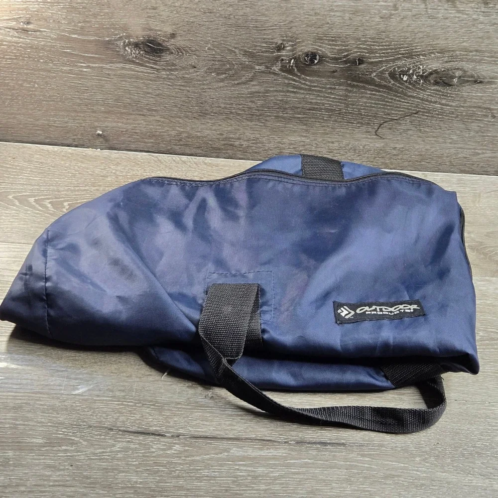 Outdoor Products 204B5-001 Duffle Bag Unisex‎ Large Navy Blue Nylon Travel Gym